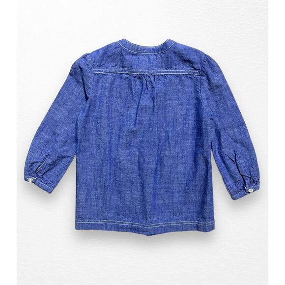 Joules Chambray Tunic Dress, Size 3 - Picture 6 of 7